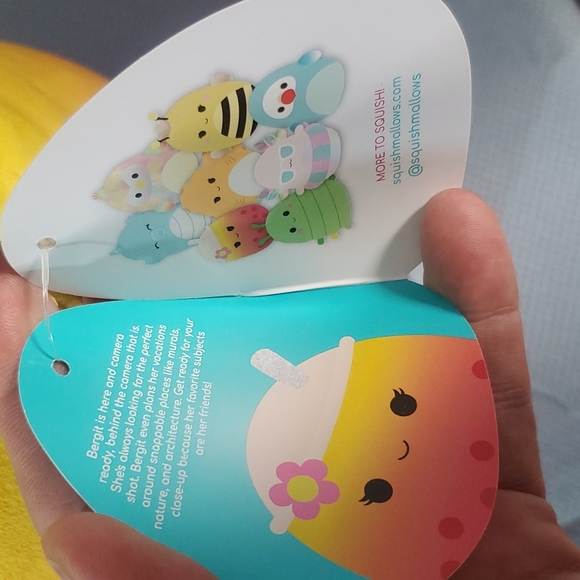 BNWT Bergit the Pink Boba Tea Squishmallow 12" - Picture 3 of 5